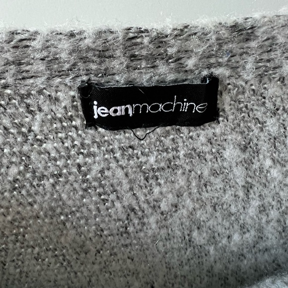 Jean Machine - Knit Off The Shoulder Gray Sweater - Picture 2 of 3